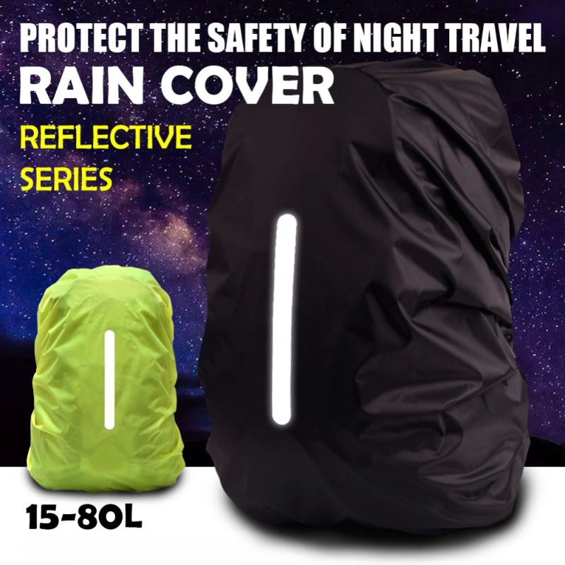 Rain Cover Backpack - عاكس للماء على ظهره غطاء للمطر