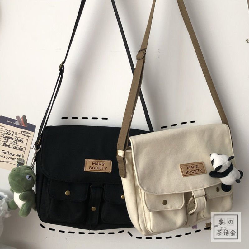 Canvas Backpack Casual - حقائب قماش بغطاء قلاب للرجال حقيبة