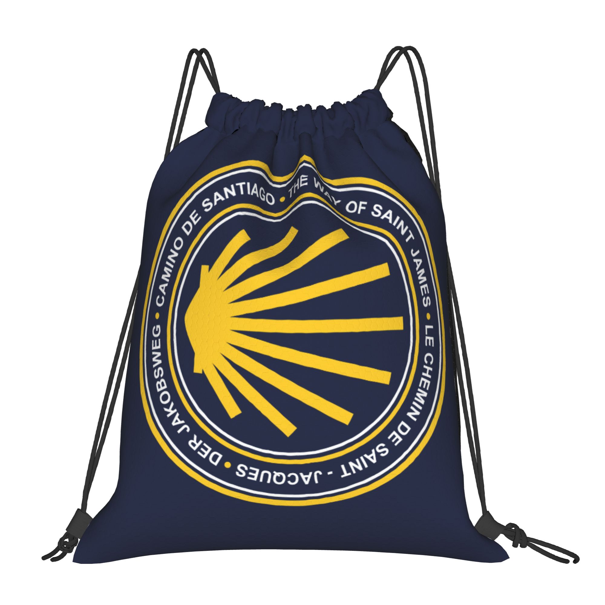 Drawstring Gym Bag - حقيبة ظهر مخصصة برباط على شكل