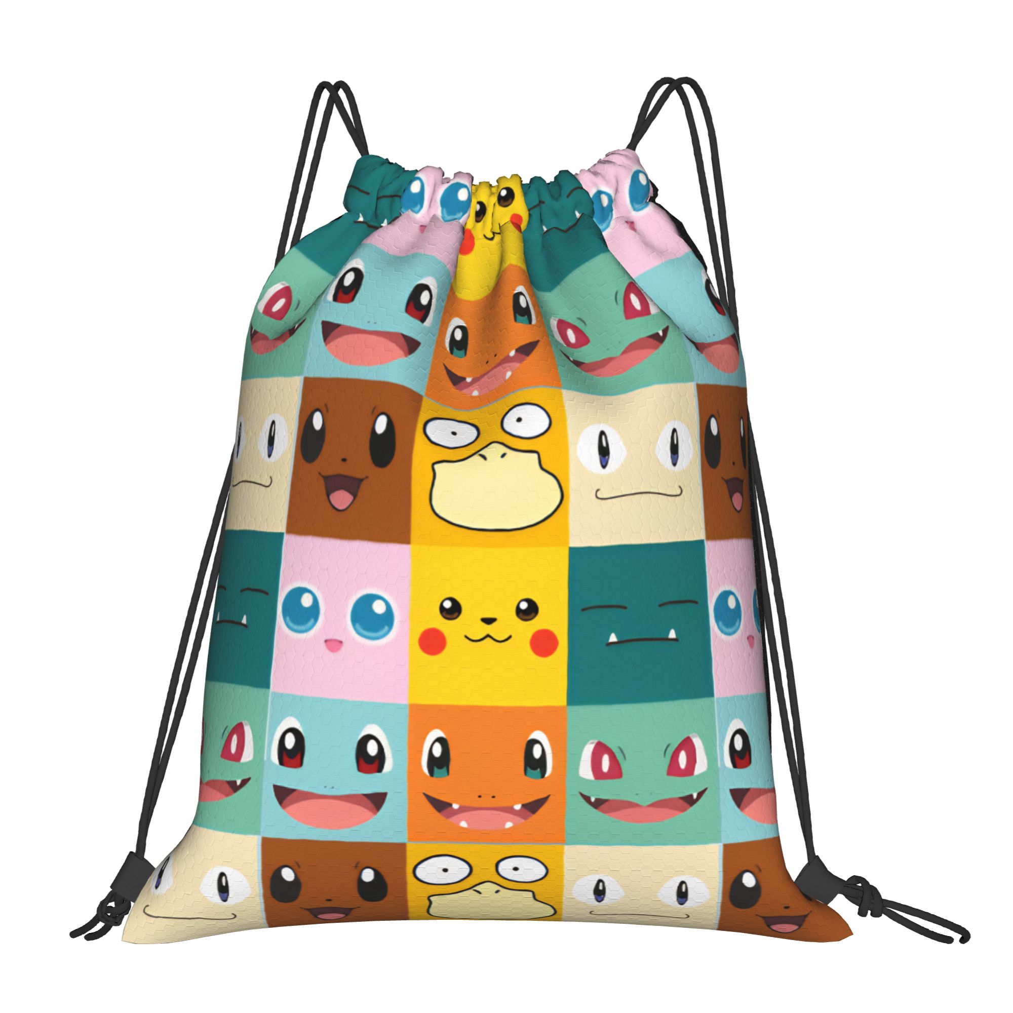 Drawstring Gym Bag - حقيبة ظهر رياضية كرتونية لطيفة بتصميم