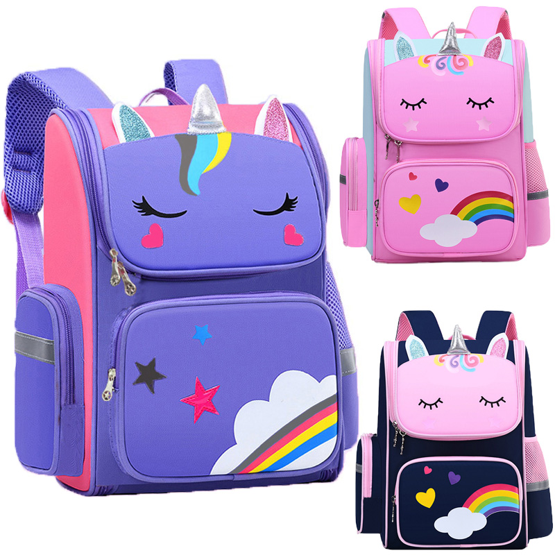 School Backpack Teen - حقيبة ظهر للأطفال للبنات بتصميم وحيد