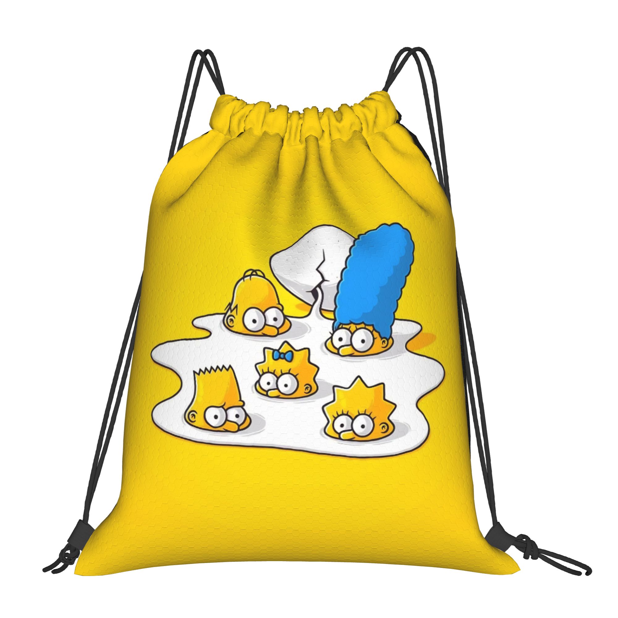 Drawstring Gym Bag - حقيبة ظهر برباط من سيمبسونس برسومات