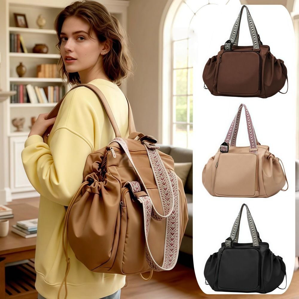 Backpack Diaper Bag - حقيبة تخزين للسفر متعددة الوظائف بتصميم
