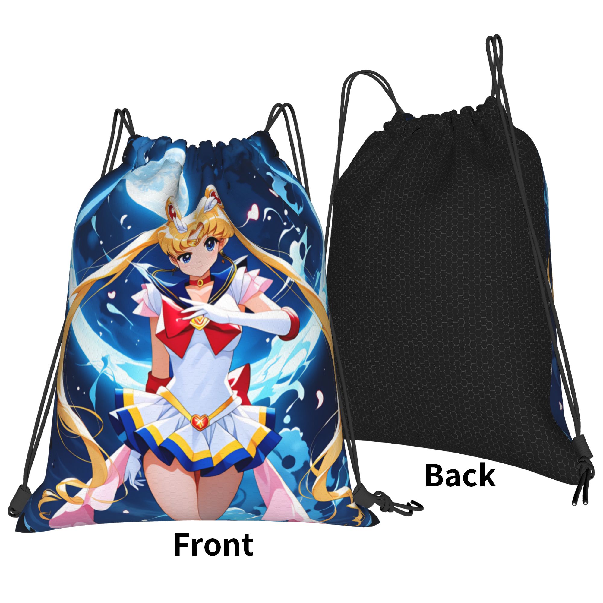 حقائب ظهر مخصصة برباط سحب بتصم - مراجعة Drawstring Gym Bag وسعره