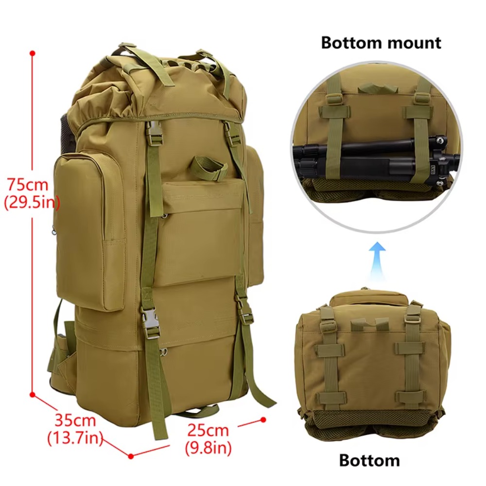 حقيبة ظهر تكتيكية للصيد والتخي - مراجعة Rain Cover Backpack وسعره