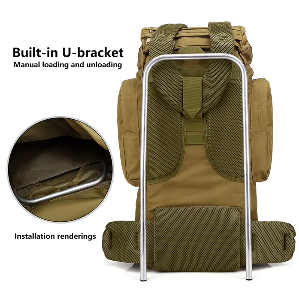 حقيبة ظهر تكتيكية للصيد والتخي - مراجعة Rain Cover Backpack وسعره