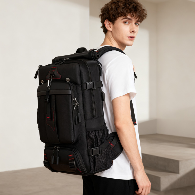 حقيبة ظهر للسفر كبيرة السعة، م - مراجعة Laptop Backpack 15.6 وسعره