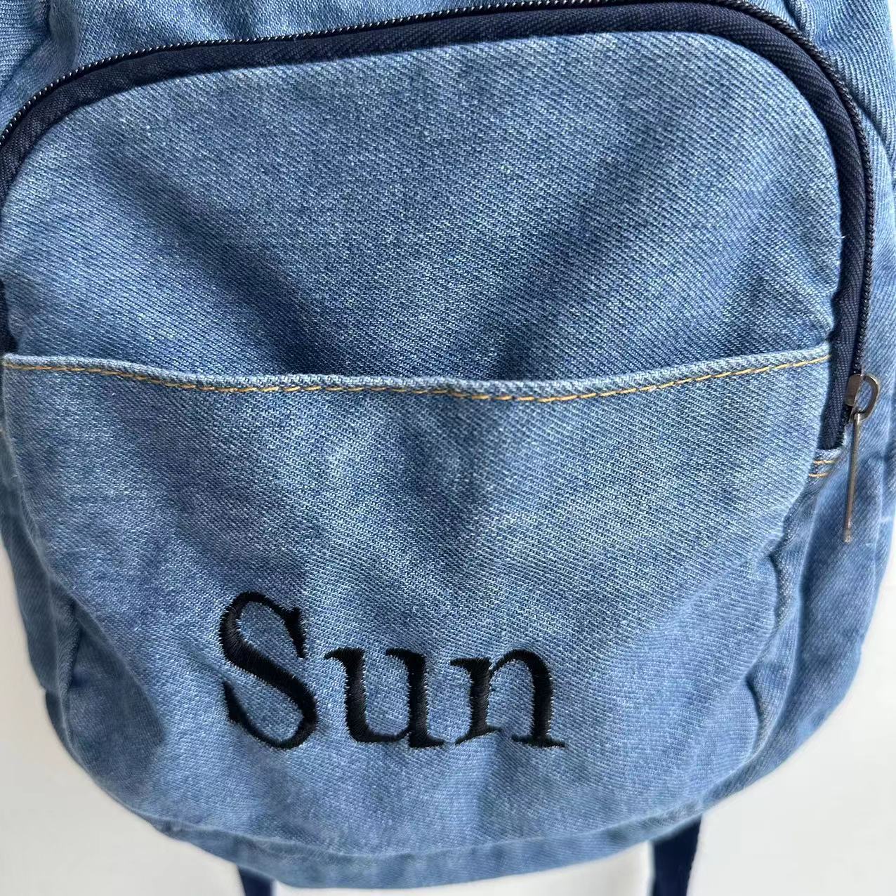 حقيبة ظهر من الدنيم للبنات مع  - مراجعة Canvas Backpack Casual وسعره