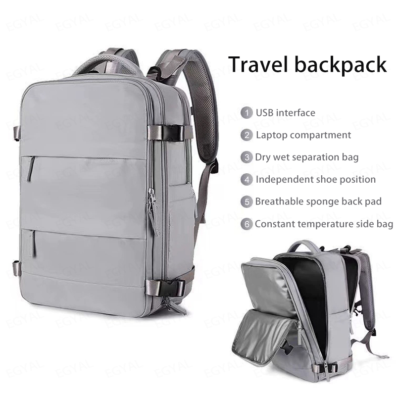 حقيبة ظهر للأعمال مع منفذ شحن  - مراجعة Laptop Backpack 15.6 وسعره