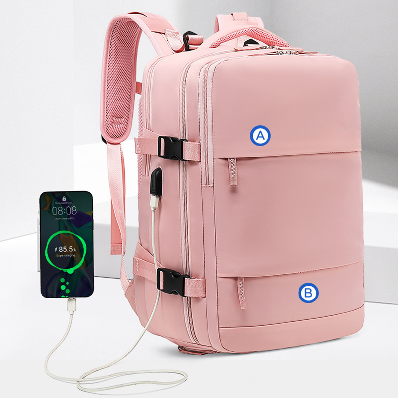 حقيبة ظهر للأعمال مع منفذ شحن  - مراجعة Laptop Backpack 15.6 وسعره