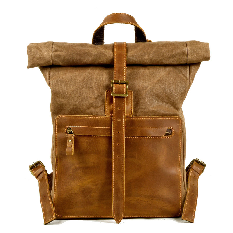 حقيبة ظهر جديدة بسيطة وعتيقة ا - مراجعة Canvas Backpack Casual وسعره