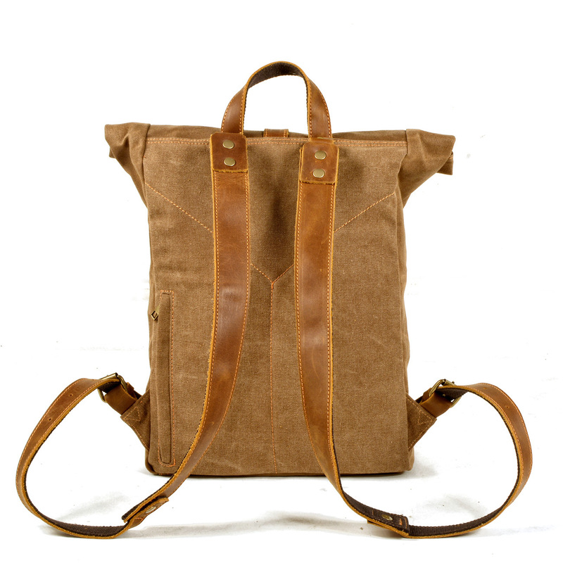 حقيبة ظهر جديدة بسيطة وعتيقة ا - مراجعة Canvas Backpack Casual وسعره