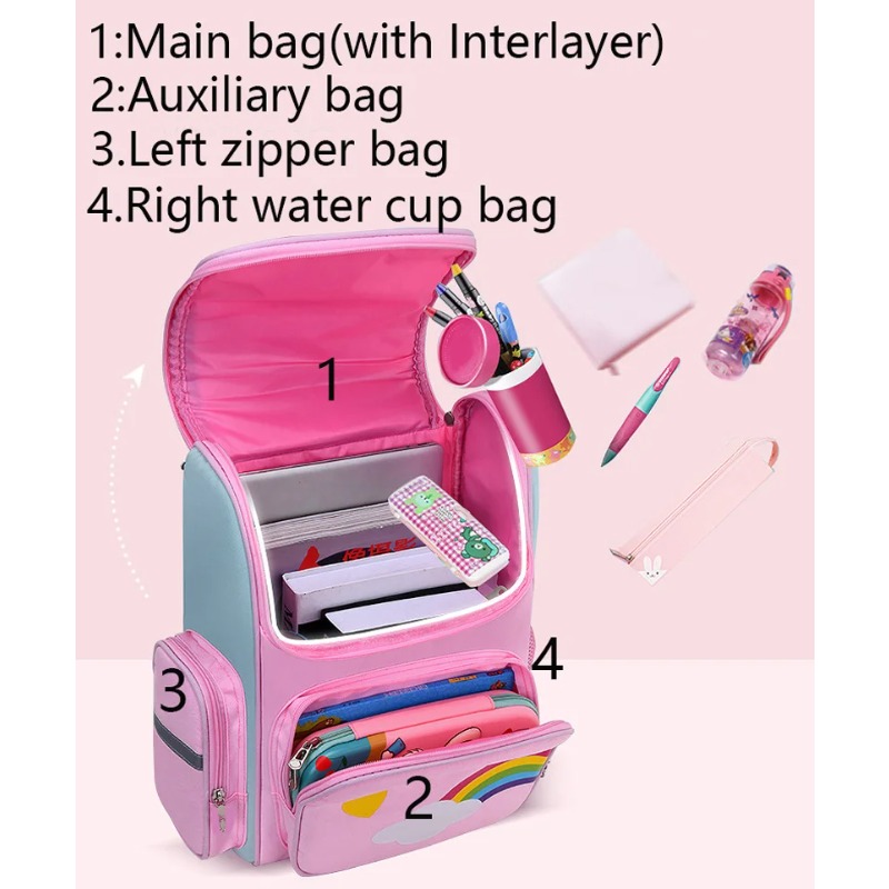 حقيبة ظهر للأطفال للبنات بتصمي - مراجعة School Backpack Teen وسعره