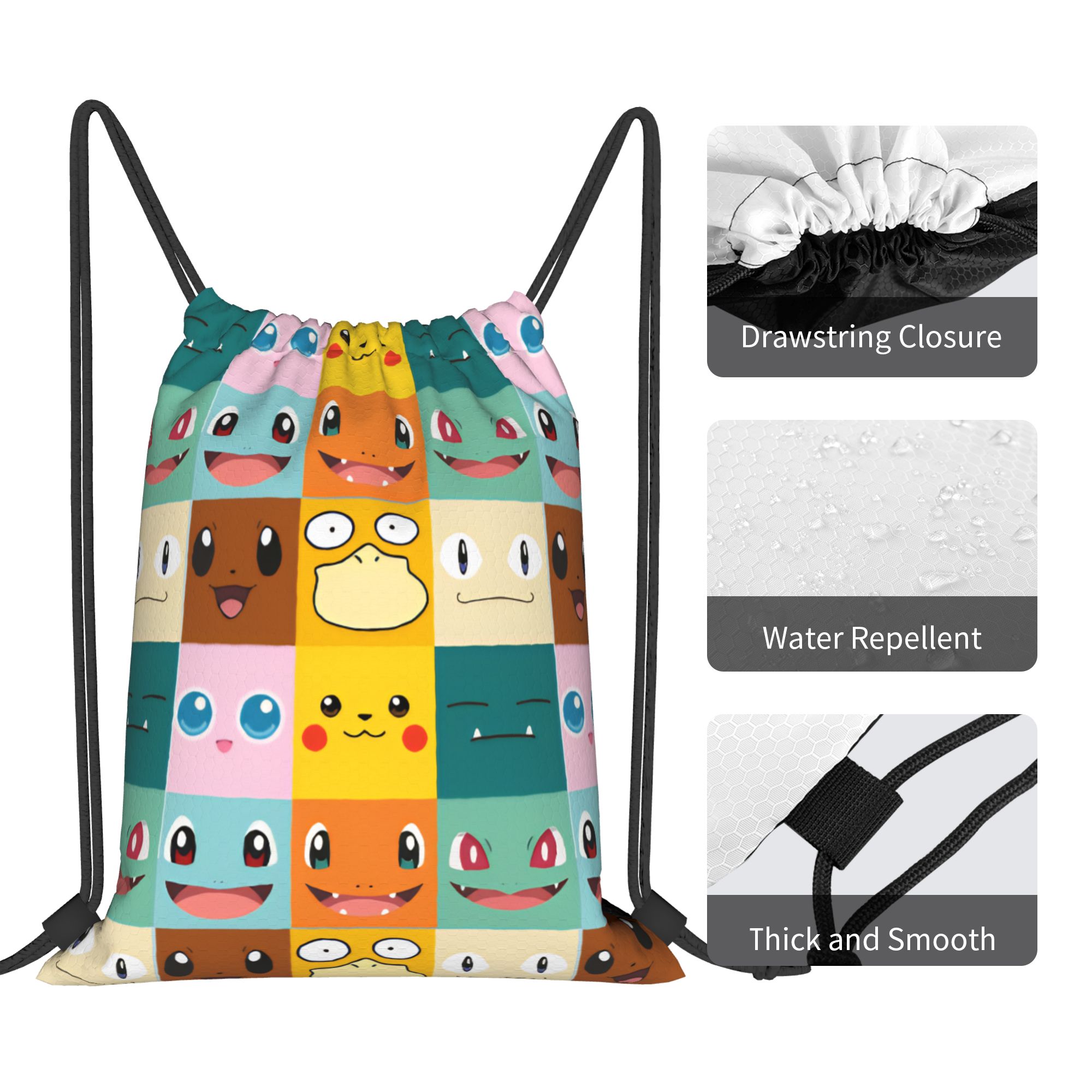 حقيبة ظهر رياضية كرتونية لطيفة - مراجعة Drawstring Gym Bag وسعره