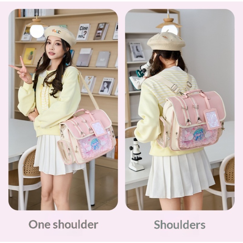 حقيبة مدرسية يابانية للبنات، ح - مراجعة Fashion Backpack Women وسعره