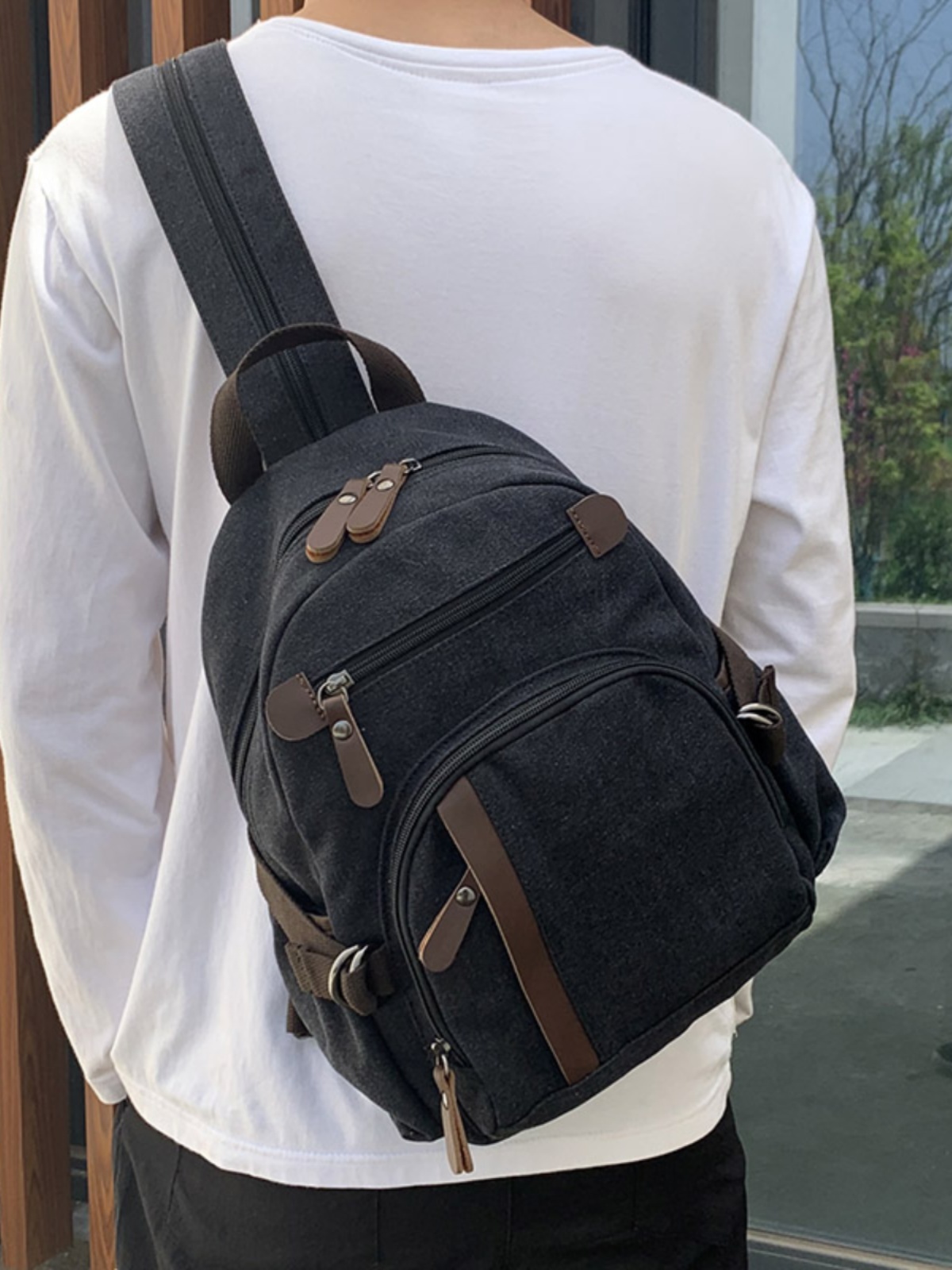 حقيبة ظهر قماشية صغيرة للرجال، - مراجعة Canvas Backpack Casual وسعره