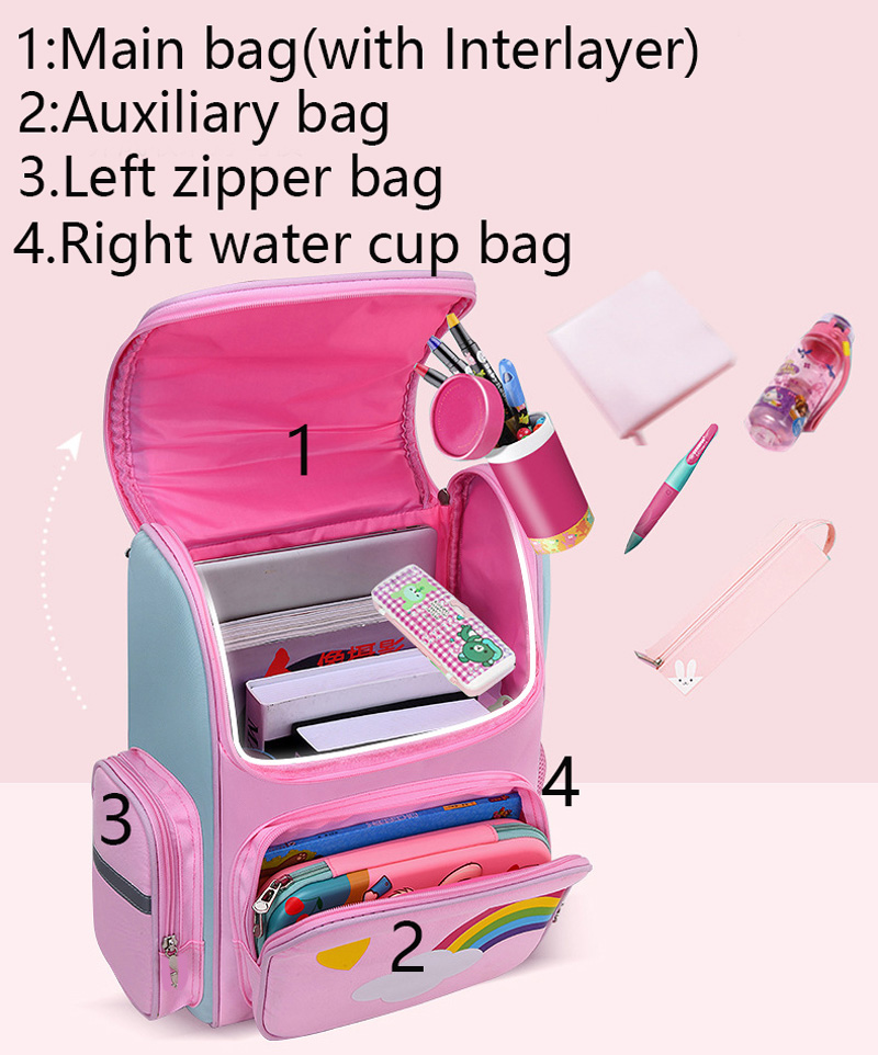 حقيبة ظهر للأطفال للبنات بتصمي - مراجعة School Backpack Teen وسعره