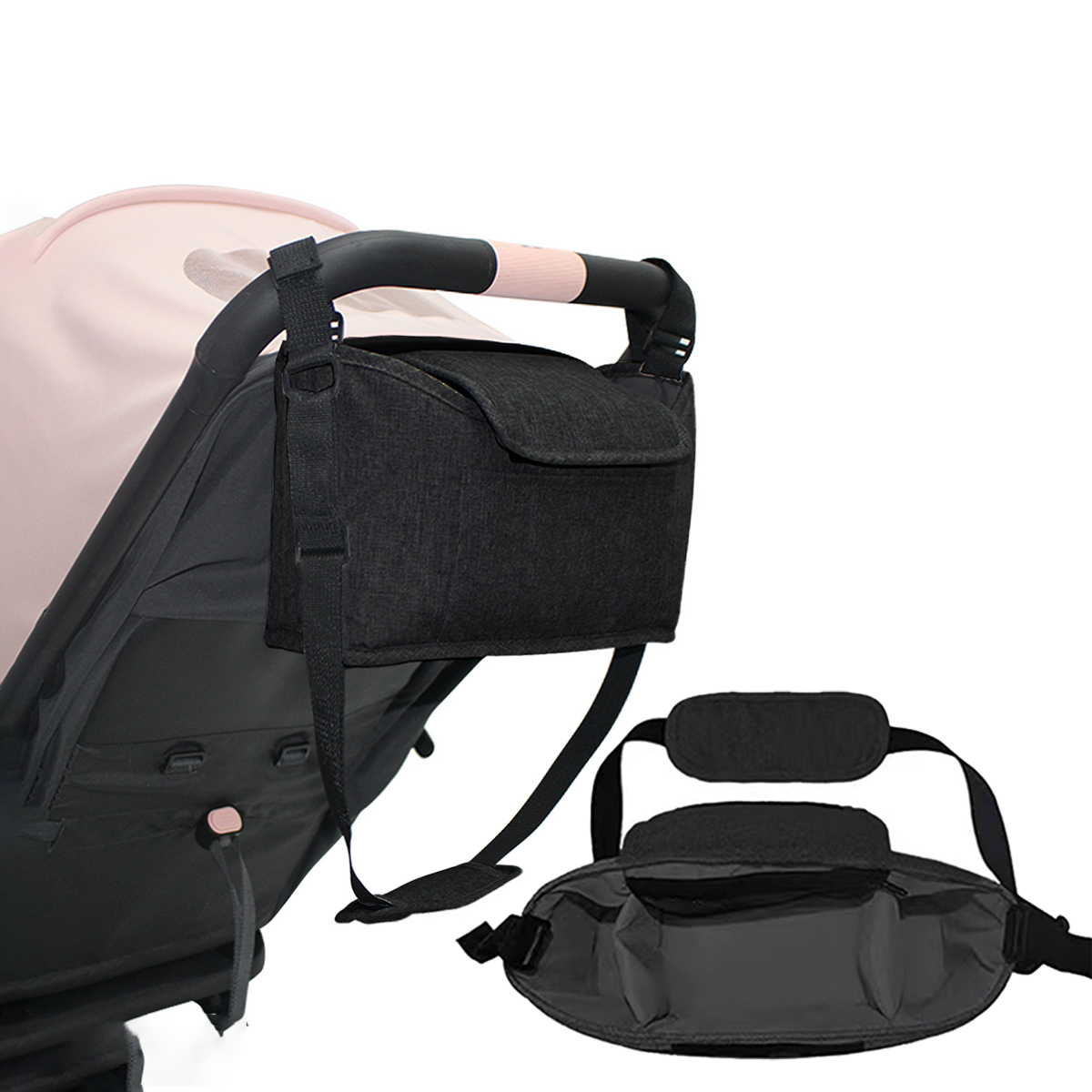 حقيبة تخزين وتنظيم لعربة الأطف - مراجعة Backpack Diaper Bag وسعره