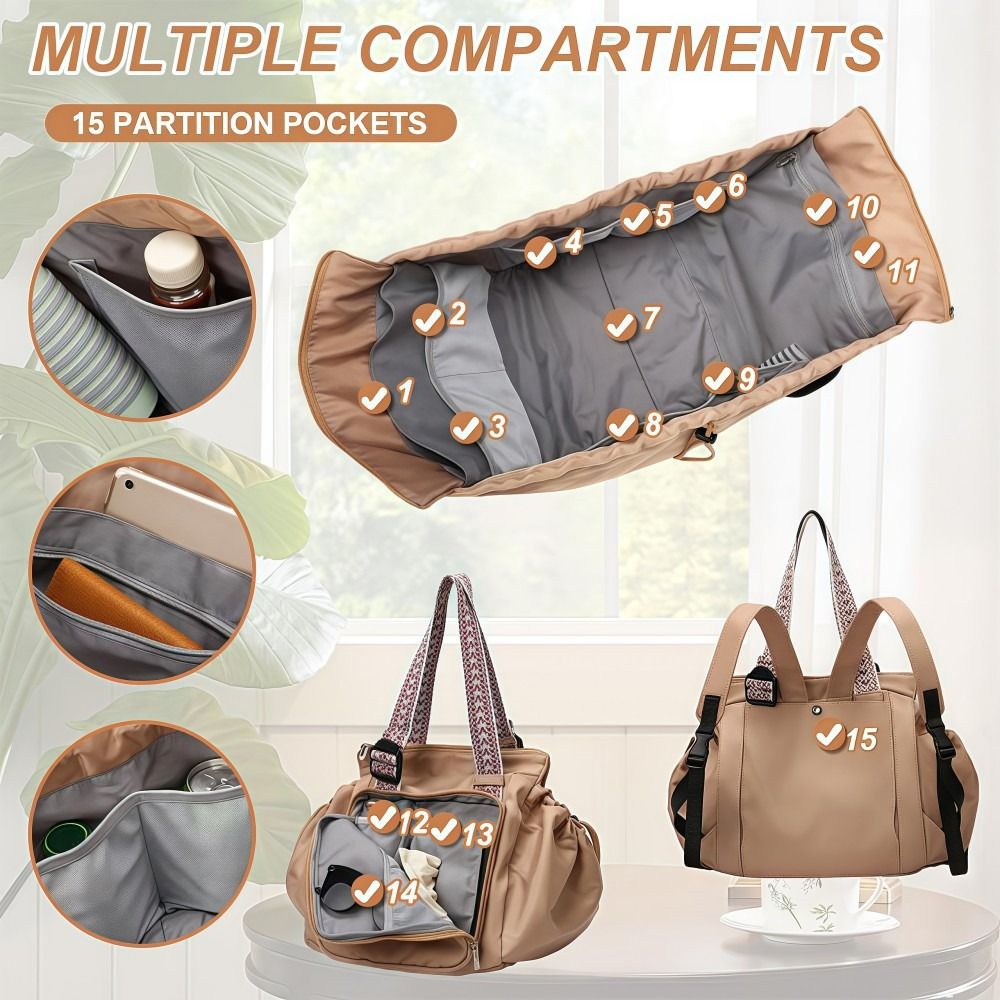 حقيبة تخزين للسفر متعددة الوظا - مراجعة Backpack Diaper Bag وسعره