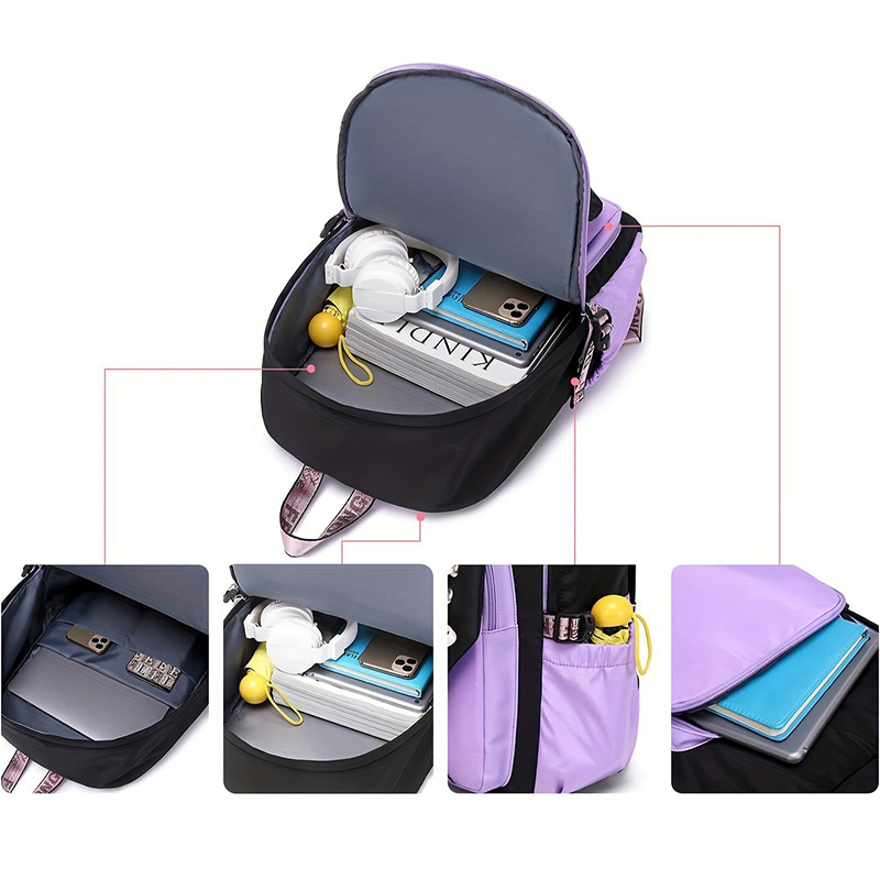 حقيبة ظهر ملونة للفتيات المراه - مراجعة School Backpack Teen وسعره