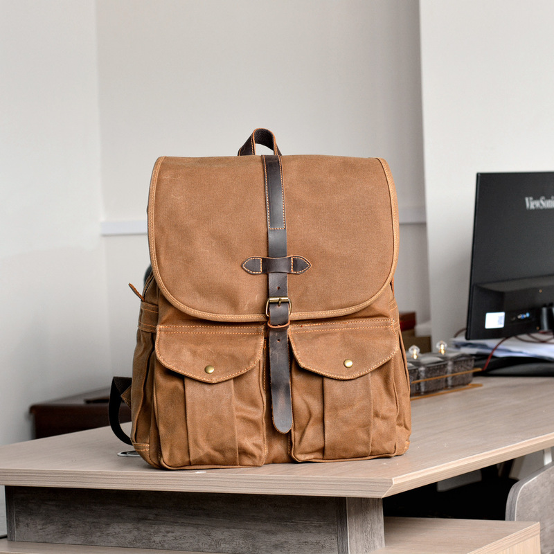 حقيبة ظهر جديدة للرجال من قماش - مراجعة Canvas Backpack Casual وسعره