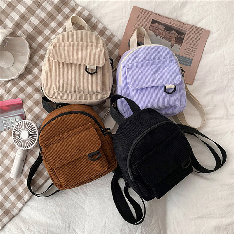الصلبة اللون حقيبة ظهر صغيرة س - مراجعة Fashion Backpack Women وسعره