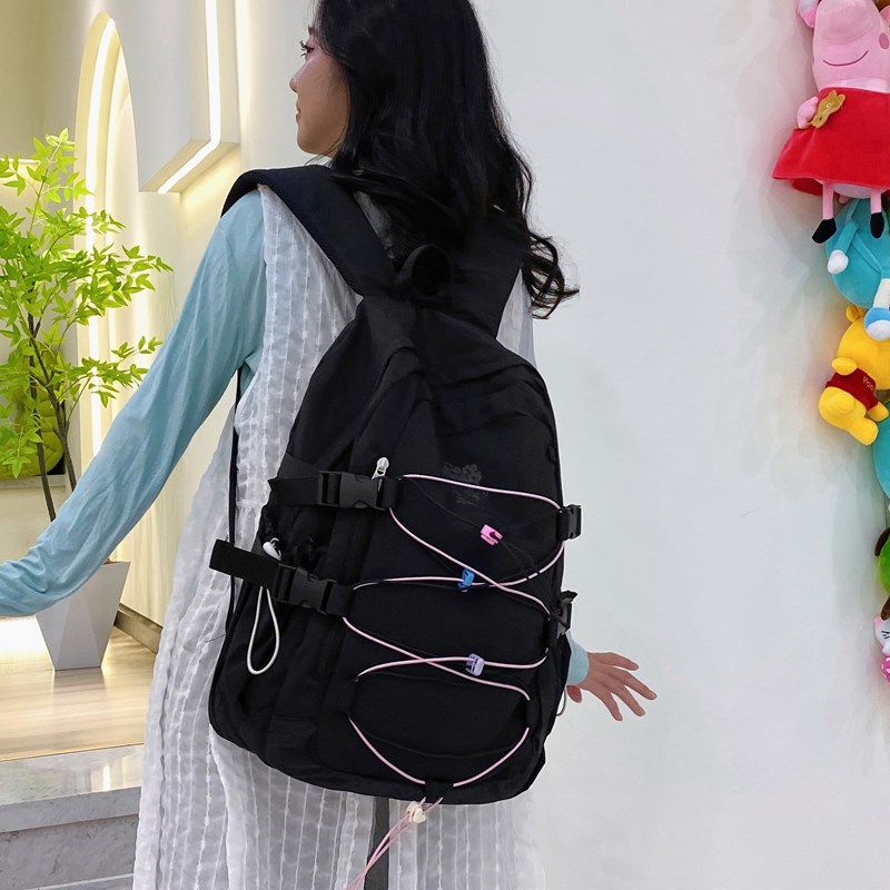 حقائب ظهر نسائية من النايلون م - مراجعة School Backpack Teen وسعره